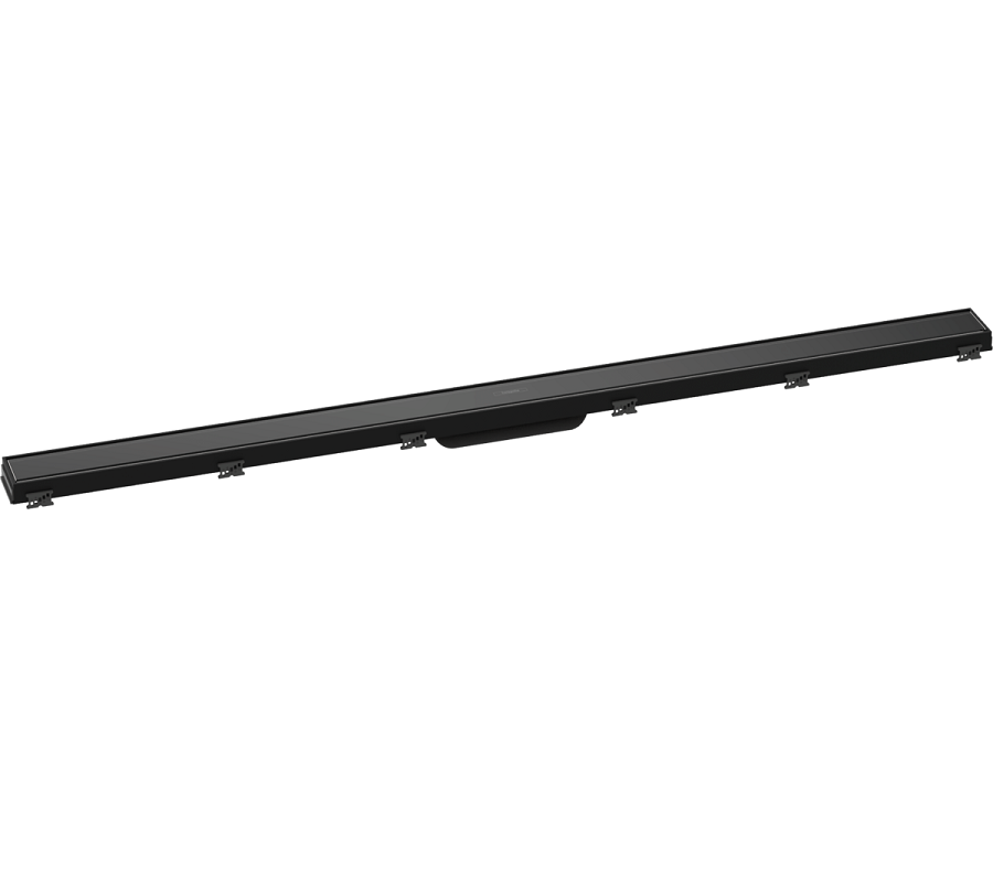 Изображение товара Дренажная решетка Hansgrohe RainDrain Match 120 см черное стекло 56042610
