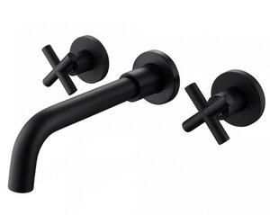 Изображение товара Смеситель Abber Wasser Kreis AF81121B, для раковины, черный матовый