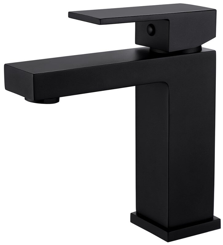 Изображение товара Смеситель для раковины Abber Daheim AF8210B черный матовый однорычажный Германия