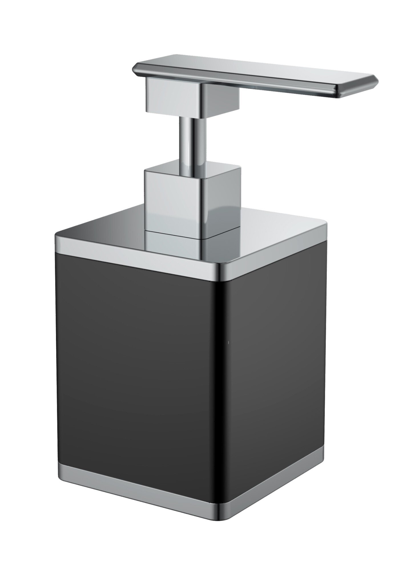 Изображение товара Дозатор жидкого мыла Boheme 200 мл черный хром стильный и надежный