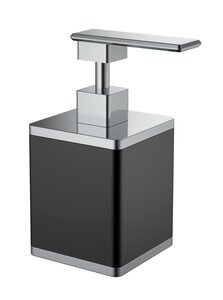 Изображение товара Дозатор жидкого мыла Boheme 200 мл черный хром стильный и надежный