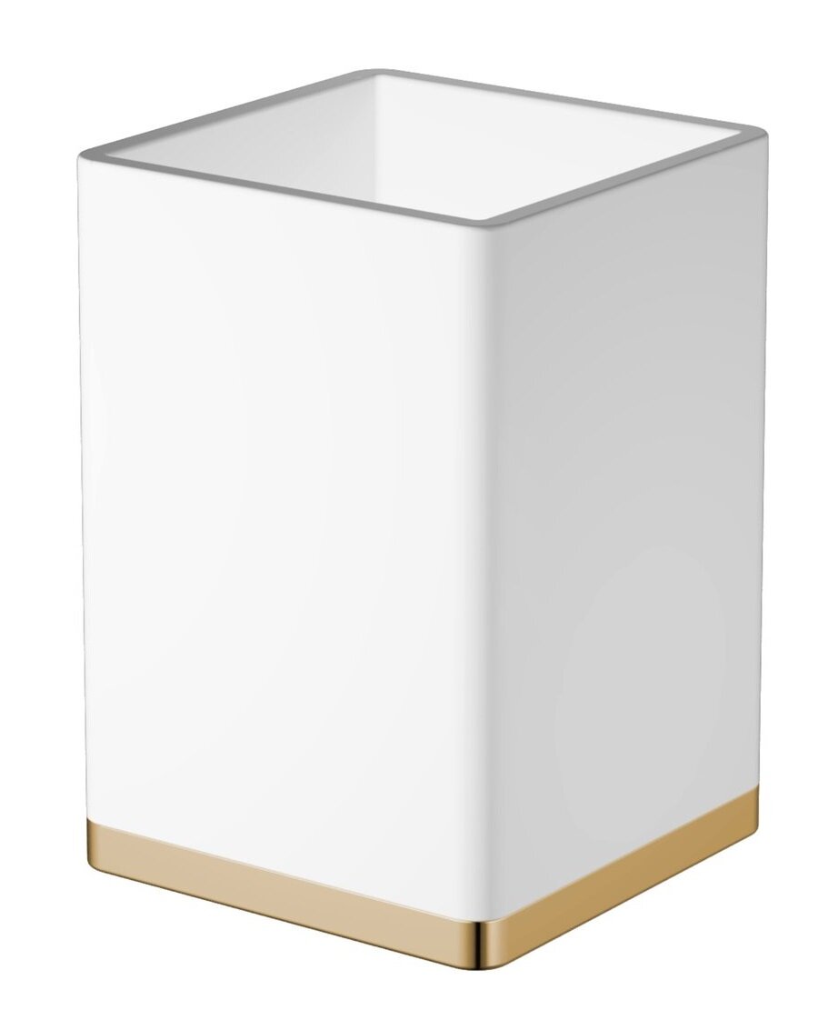 Изображение товара Стакан Boheme белый с золотом 10961-W-G для интерьера и сервировки