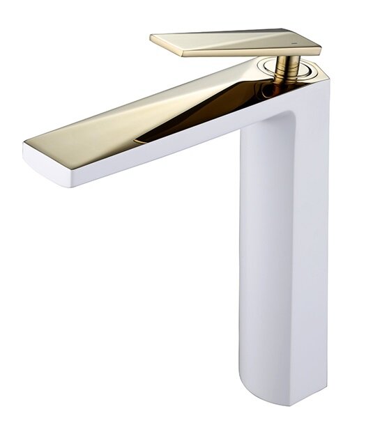 Изображение товара Смеситель Boheme Venturo 382-W для раковины, белый, золото