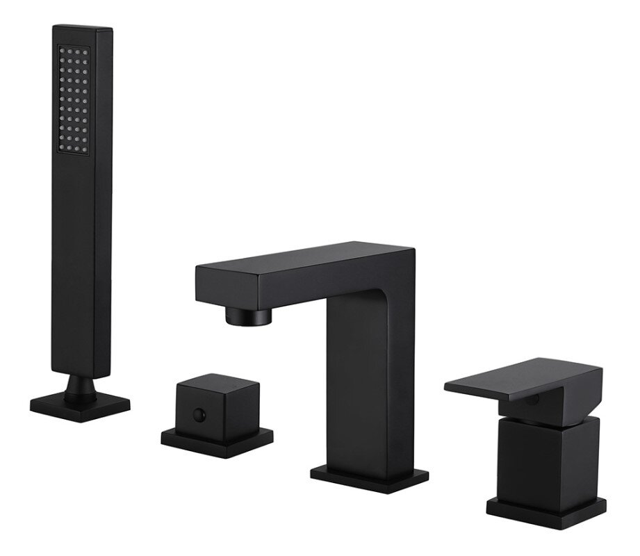 Изображение товара Смеситель для ванны Abber Daheim AF8213B черный матовый однорычажный Германия