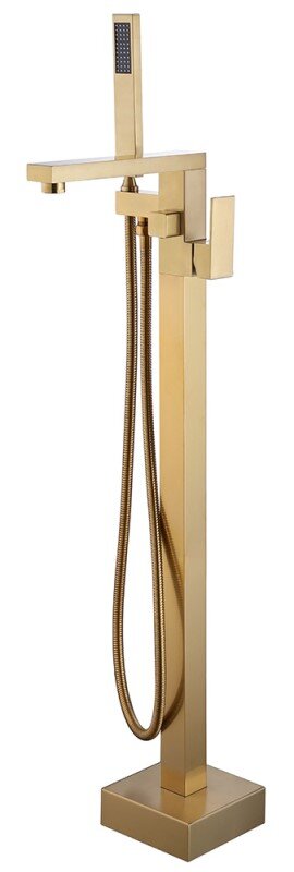 Изображение товара Напольный смеситель Abber Daheim AF8215G золото матовое Германия