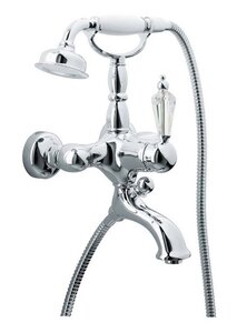 Изображение товара Смеситель Boheme Brillante 343 Ripresa для ванны, с душевым гарнитуром, хром