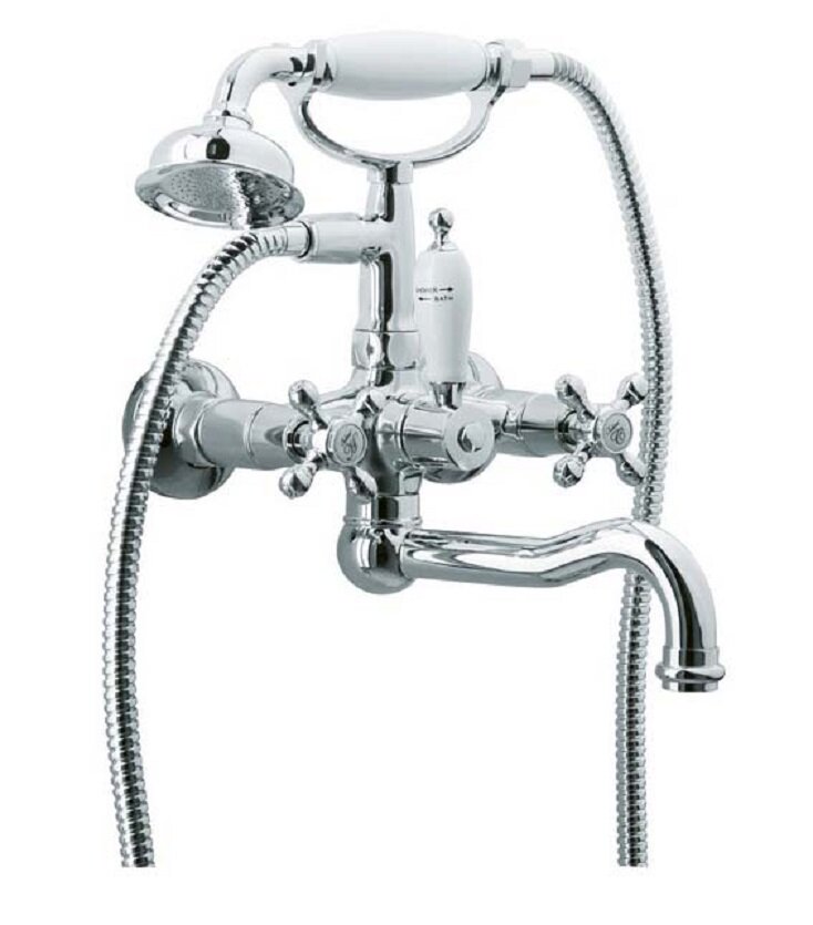 Изображение товара Смеситель для ванны с душевым гарнитуром Boheme Tradizionale 273 Cromo хром