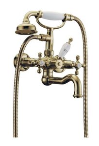 Изображение товара Смеситель для ванны и душа Boheme Medici 313 Presente, с душевым гарнитуром, бронза