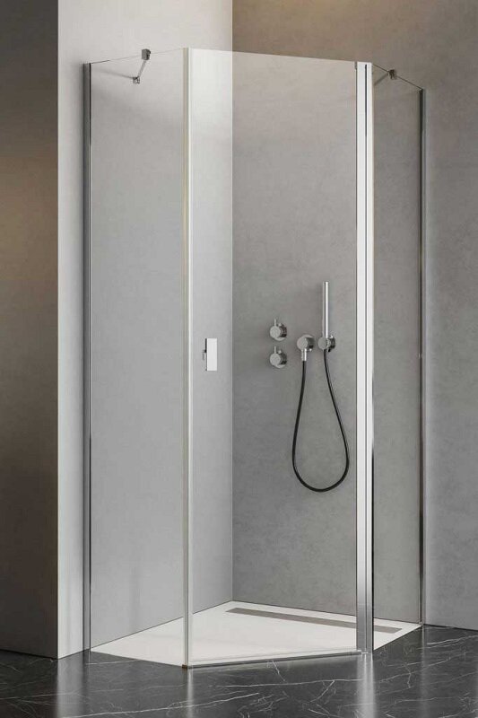 Изображение товара Душевой уголок Radaway Nes PTJ 90x90 см правый, стекло прозрачное, профиль хром, Easy Clean Изображение товара Душевой уголок Radaway Nes PTJ 90x90 см правый, стекло прозрачное, профиль хром, Easy Clean