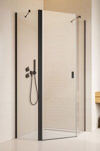 Изображение товара Душевой уголок Radaway Nes Black PTJ 80x80 см с левым открыванием и прозрачным стеклом Изображение товара Душевой уголок Radaway Nes Black PTJ 80x80 см с левым открыванием и прозрачным стеклом