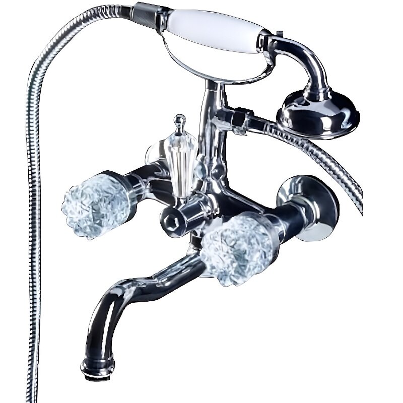 Изображение товара Смеситель Boheme Crystal 273-CRST для ванны с душем, хром
