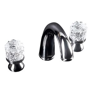 Изображение товара Смеситель Boheme Crystal для раковины на 3 отверстия хром Италия