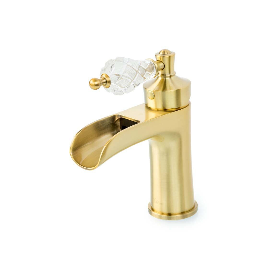 Изображение товара Смеситель Boheme Vogue 201-CRST Crystal для раковины, бронза