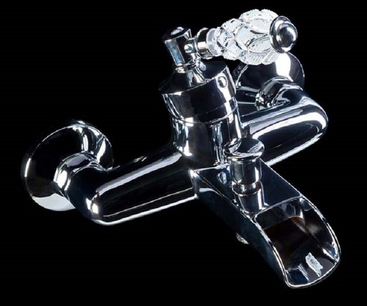 Изображение товара Смеситель для ванны Boheme Vogue 223-CRST Crystal хром Италия