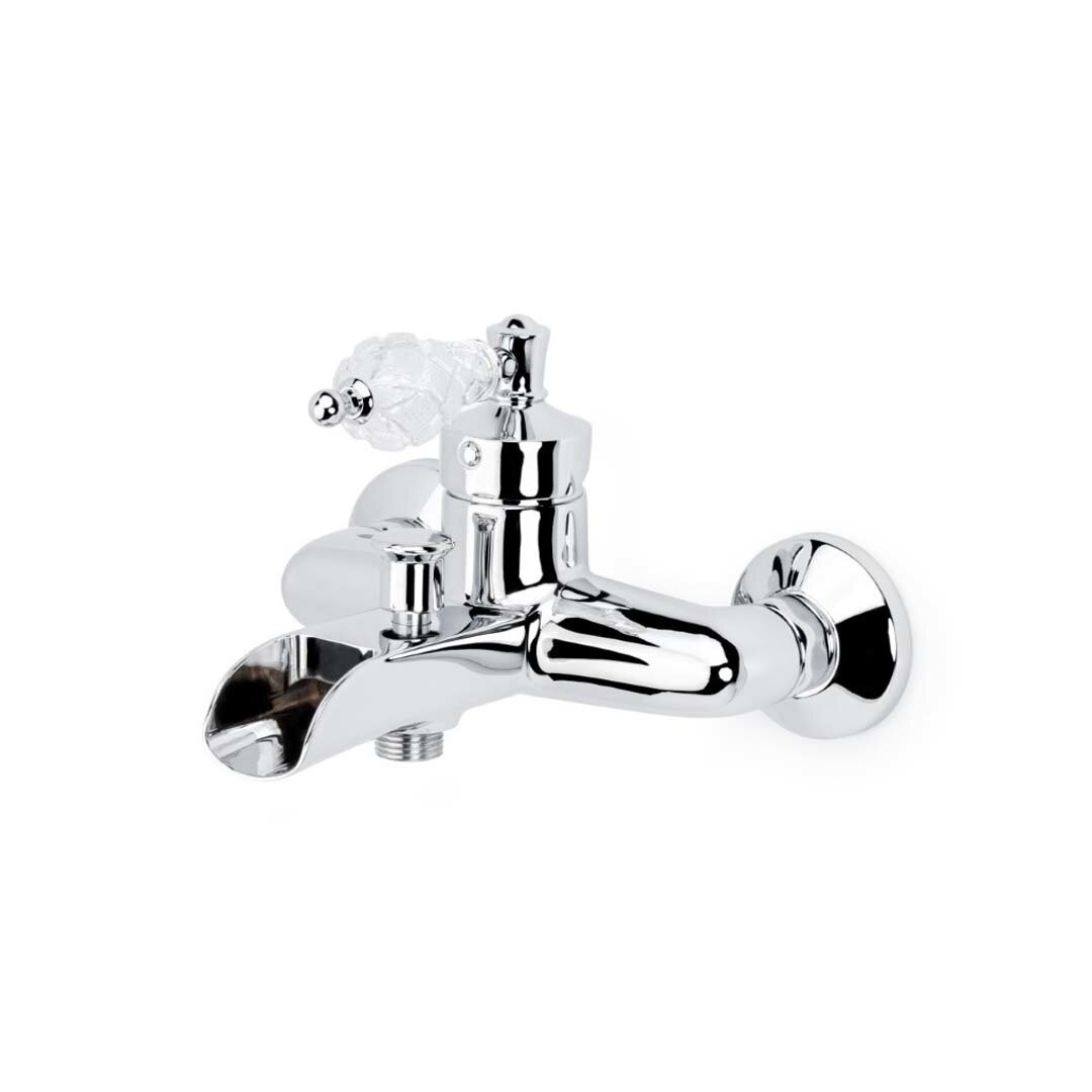 Изображение товара Смеситель для ванной Boheme Vogue Crystal 223-CRST хром Италия Изображение товара Смеситель для ванной Boheme Vogue Crystal 223-CRST хром Италия