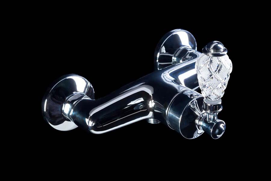 Изображение товара Смеситель Boheme Vogue 224-CRST Crystal для душа, хром
