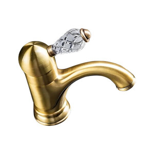 Изображение товара Смеситель для раковины Boheme Crystal 301-CRST бронза Италия