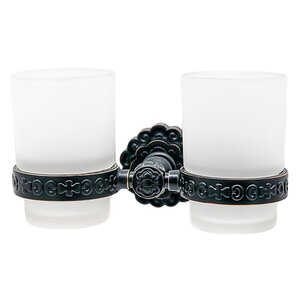 Изображение товара Стакан для щёток, двойной Milacio Villena MC.904.BBR, чёрная бронза