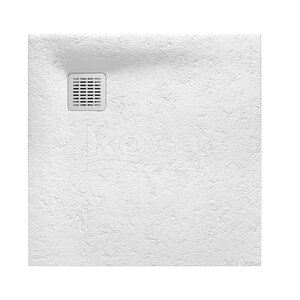 Изображение товара Душевой поддон Roca Terran AP10332032001100, 80 х 80 см, квадратный, материал Stonex, белый