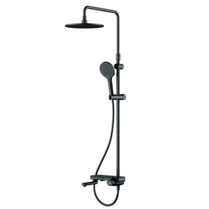 Изображение товара Душевая система Am.Pm Like F0780722 со смесителем, черная