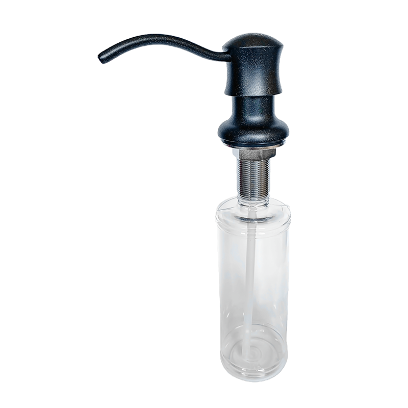 Изображение товара Дозатор встраиваемый для жидкого мыла Milacio Castellon MC.930.AN, цвет антрацит