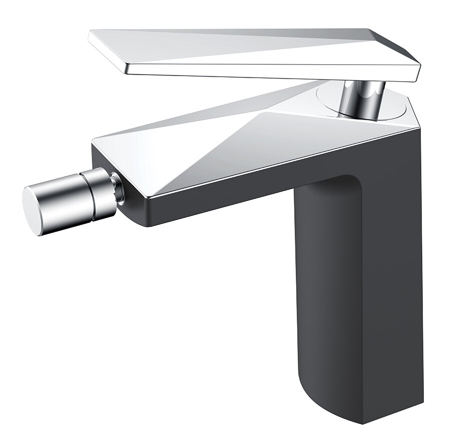 Изображение товара Смеситель Boheme Venturo 376-B, для биде черный, хром