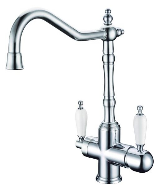 Изображение товара Смеситель Boheme Tradizionale 113 Cromo для кухонной мойки с краном питьевой воды