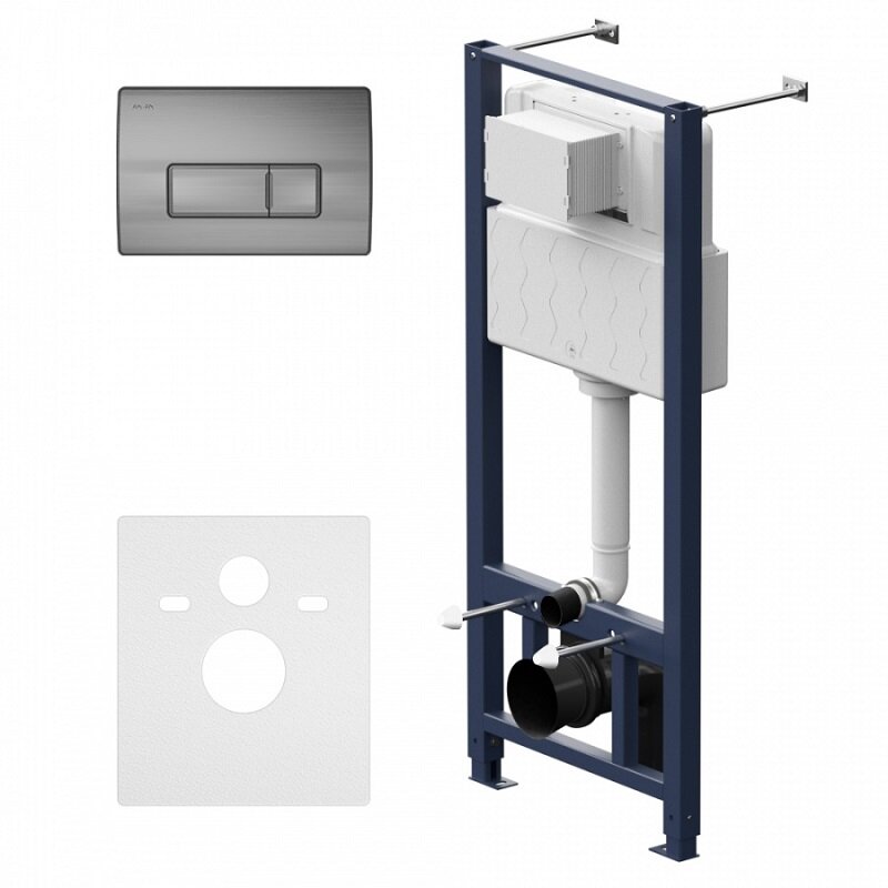 Изображение товара Инсталляция Am.Pm Pro для унитаза I012704.8031 с пневматической клавишей