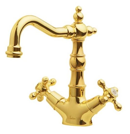Изображение товара Смеситель для раковины Boheme Tradizionale 292 Oro золотой с поворотным изливом