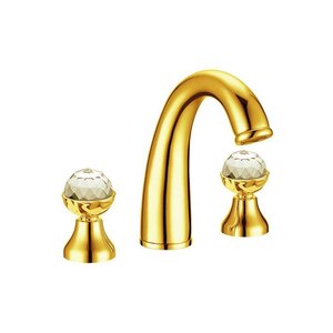 Изображение товара Смеситель Boheme Imperiale 337 Presente для раковины на 3 отверстия, золото