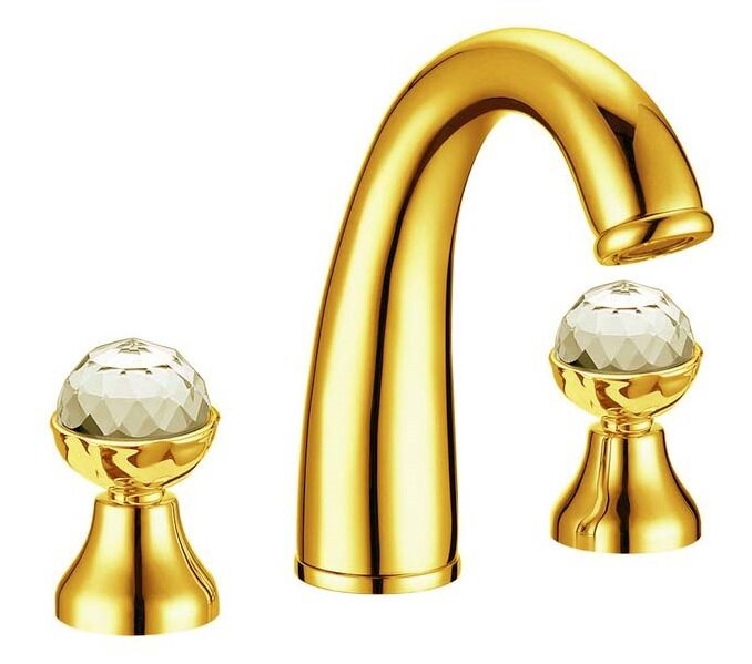 Изображение товара Смеситель Boheme Imperiale 337 Presente для раковины на 3 отверстия, золото Изображение товара Смеситель Boheme Imperiale 337 Presente для раковины на 3 отверстия, золото