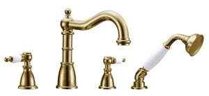 Изображение товара Смеситель Boheme Medici 391 для ванны на 4 отверстия, бронза