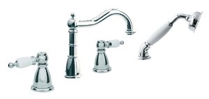 Изображение товара Смеситель Boheme Tradizionale 396 Chromo для ванны на 4 отверстия, хром