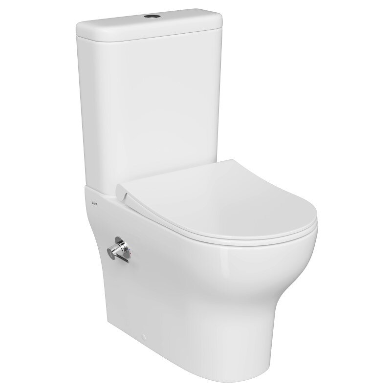 Изображение товара Пристенный унитаз Vitra Zentrum 9012B003-7226 с функцией биде, микролифт, белый