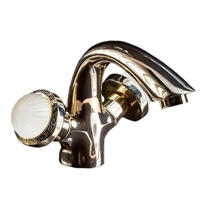 Изображение товара Стильный смеситель для раковины Boheme Satine 291-ST с золочением Италия