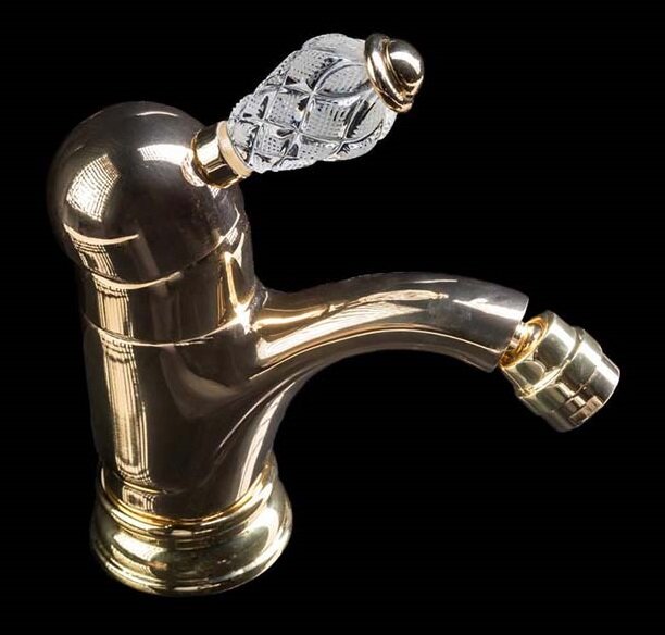 Изображение товара Смеситель Boheme Crystal 286-CRST для биде, золото