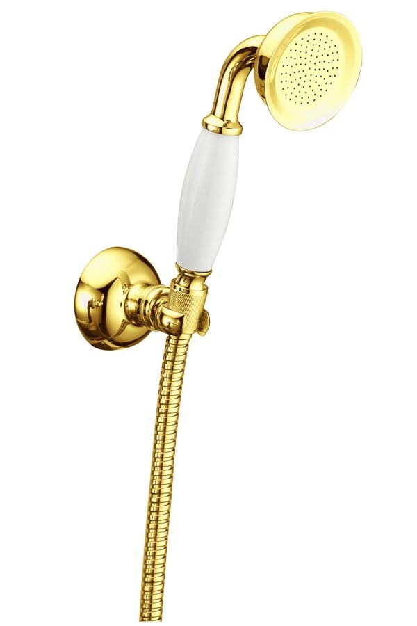Изображение товара Душевой гарнитур Boheme Imperiale с держателем, золото, 408, 1 режим струи