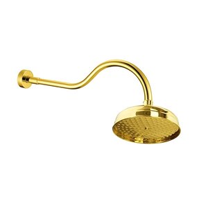 Изображение товара Верхний душ Boheme Imperiale 414 с держателем, золото