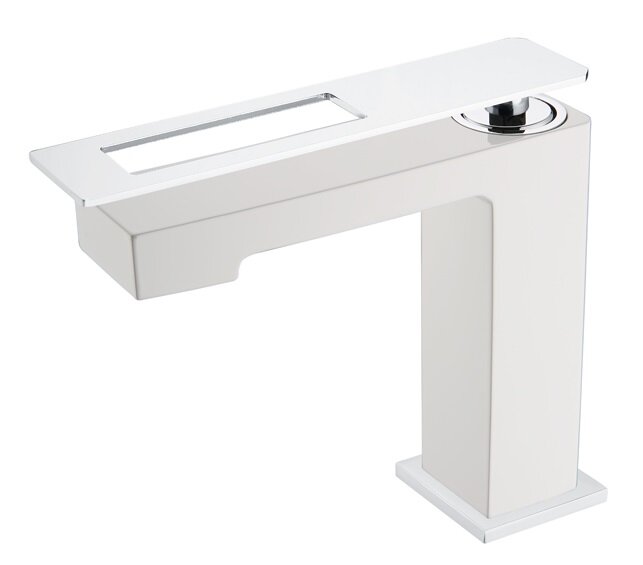 Изображение товара Смеситель Boheme Q для раковины, белый, хром, 141-WCR