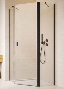 Изображение товара Душевой уголок Radaway Nes Black PTJ, 80 x 100 см, правая дверь, стекло прозрачное, профиль черный