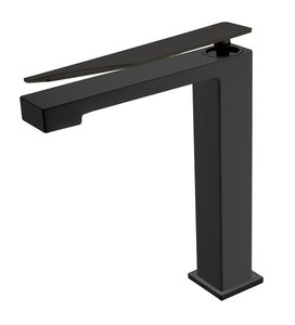 Изображение товара Смеситель для раковины Boheme Q черный 142-BB.2 - стильная латунь с керамическим картриджем