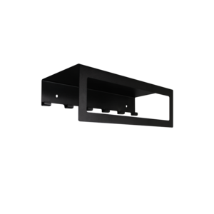 Изображение товара Полка для ванной с держателем под полотенце 1 MySpace Loft SHTO35-17, черный муар