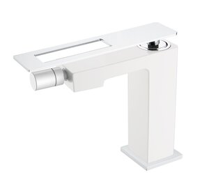 Изображение товара Смеситель для биде Boheme Q с керамическим картриджем, белый и хром, 146-WCR