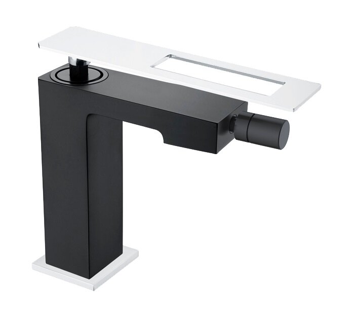 Изображение товара Смеситель Boheme Q для биде, черный, хром, 146-BCR