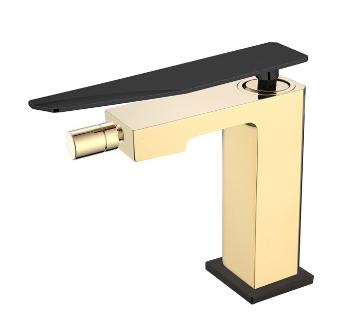 Изображение товара Смеситель для биде Boheme Q золото и черный 146-GB.2 Италия