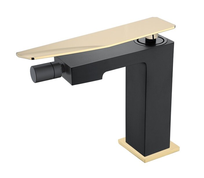 Изображение товара Смеситель Boheme Q 146-BG.2 для биде, черный и золото