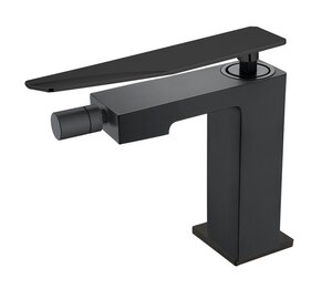 Изображение товара Смеситель для биде Boheme Q черный 146-BB.2 с однорычажным управлением и фиксовым изливом