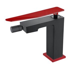 Изображение товара Смеситель Boheme Q для биде, черный, красный, 146-BR.2