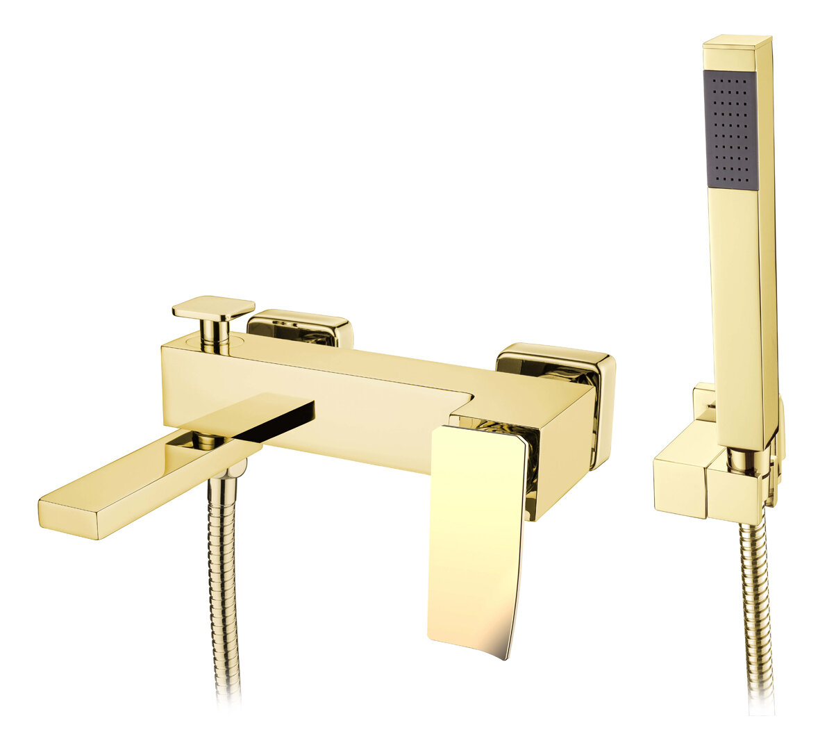 Изображение товара Смеситель для ванны с душем Boheme Q, золото, 143-GG.2, Италия