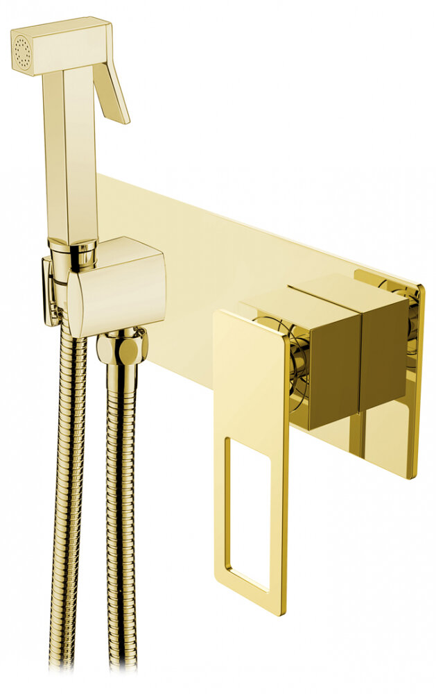 Изображение товара Гигиенический душ Boheme Q 147-GG со смесителем золото Италия